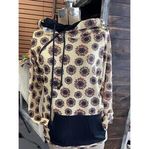 NEW CHEEKYS women's double hood hoodie in sunflower